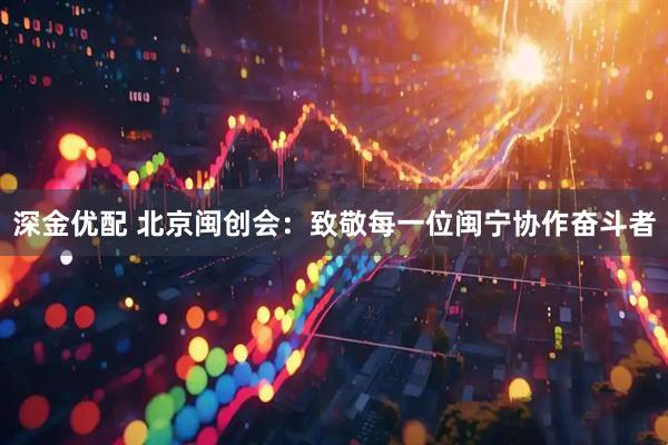 深金优配 北京闽创会：致敬每一位闽宁协作奋斗者